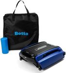 Betta SE Solar-Powered Robotic Automatic Pool Skimmer Cleaner with Carrying and Storage Bag, 30+ Hour Cleaning Battery, Pool Skimmer Anti-Stuck Foam Noodle, and Re-Engineered Twin SCT Motors (Blue)