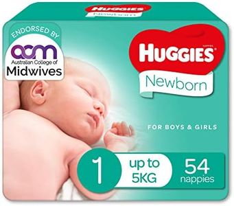 Huggies Ultimate Newborn Unisex Nappies (Pack of 54)