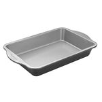 CUISINART CMHB-139CP Easy-Grip Nonstick Cake Pan, 9" x 13", Black/Silver