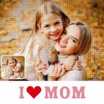 Easycosy Custom Diamond Painting, Diamond Art Kits for Adults Customized 5D Diamond Art Painting Personalized Peinture Diamant Painting Kits with Your Own Picture & Name DIY Anniversary Birthday Gifts for Home Wall Decor(50*50CM)