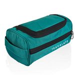 Travalate® Toiletry Makeup Organizer Travel Kit for Men and Women |Cosmetics Medicine Shaving Kit Multipurpose Bag (Rama Green, 24 X 12 X 13 cm)