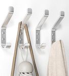 susswiff 4-Pack Aluminum Coat Hooks