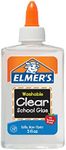 Elmer's Liquid School Glue, Clear, Washable, 147 ml, 1 Count - Great for Making Slime