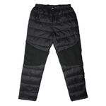 Tapasimme Women's Winter Warm Puffer Pants Loose Utility Insulated Pants, Outdoor Windproof Ski Snow Pants (Black, X-Small)