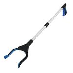 Reacher Grabber Tool for Elderly,32 Inch Foldable Trash Claw Grabber with Magnetic Tip Aluminum Reaching Grabbber with Rubber Grip Pick up Tool for Trash Litter Picker,Daily Clean…