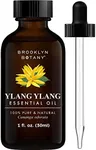 Brooklyn Botany Ylang Ylang Essential Oil – 100% Pure and Natural – Premium Grade Oil with Dropper - for Aromatherapy and Diffuser - 1 Fl Oz