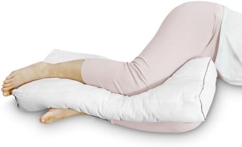 Knee Pillow for Side Sleepers, Leg Pillow for Sleeping, Under Knee Pillow for Spine Alignment, Lower Back Pain Relief, Hip and Sciatica Pain, Supportive Pillow