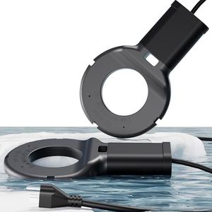 COICOTTC 2Pack 500 Watt Pond De-Icer with Thermostat, Cast Aluminum Submersible Bird Bath Heater, Heated Chicken Water, Power Cord 9.8 Ft