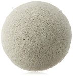 The Konjac Sponge Co The Elements Earth with Energising Tourmaline Cleansing and Exfoliating Facial Sponge