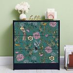 Alwayspon Victorian Garden Decals for MALM Dresser, Removable Drawer Front Stickers, Peel and Stick Furniture Sticker Skin, 3 Pcs x 31.6"x7.9"