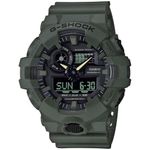 Casio Men’s XL Series G-Shock Quartz 200M WR Shock Resistant Resin Color: Matte Olive Green (Model GA-700UC-3ACR)