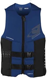 O'Neill Wetsuits Men's Assault USCG Life Vest, Pacific/Black, Large