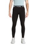 PUMA Men Relaxed Fit Cotton Tights (52156001 + L_Black_L)