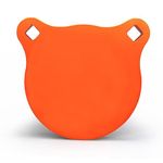 Highwild AR500 Steel Target 4" x 1/2" Gong Shooting Metal Target - Neon Orange