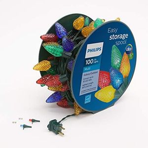 Philips 100 Multicolor C9 Christmas Lights 51.33'