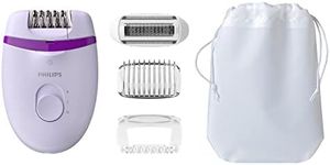 Philips Satinelle Essential Compact Epilator with Cable and Four Accessories (Model BRE275/30)