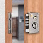 Godrej Rim Lock I Pentabolt EXS Technology I 1CK Deadbolt I for Home Main Door I for Outside Opening Door & Left/Right Handed Doors I 4 Keys I 15 Year Warranty I I Flawless Finish