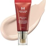 MISSHA Full Coverage M Perfect Cover Bb Cream Spf42 Pa+++ - (50Ml, No 13 - Natural Beige 02) | Matte Finish | All Skin Types I Radiant Glow