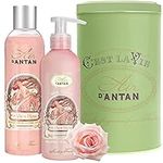 Gifts For Women Set 1 Body Moisturiser (200ml), 1 Shower Gel (250ml) / Un Air d'Antan®/ French Perfume: Rose, Peach and Patchouli/Womens Perfumes/Gifts For Mum/Gifts For Her/Sister Gifts/Ladies Gifts