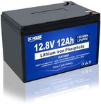 DCHOUSE 12 V 12 Ah LifePo4 Battery 