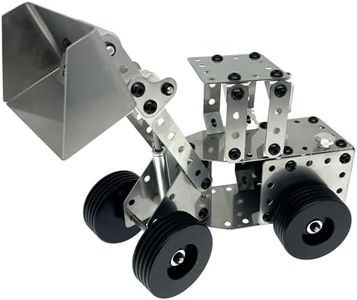 REALFUN Model Company – Loader model building kit. STEM Toy. Heirloom Gift. Stainless Steel Engineering Kit Set