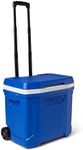 Igloo 28 Qt Blue Wheeled Cooler with Locking Telescoping Handle