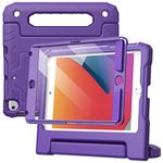 JETech Kids Case for iPad Mini 5/4/3/2/1 (7.9-Inch, 2019/2015/2014/2013/2012 Model) with Built-in Screen Protector, Shockproof Full-Body Handle Stand Tablet Protective Cover (Purple)