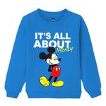 Kuchipoo Boys Regular Fit Winterwear Sweatshirt (© Disney-SWT-312, 2-3 Years, Multi-Colored)