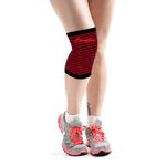 Conybio FIR Knee Brace - Contains Bio-Ceramic Material which Emits Far Infrared Rays (FIR) - Helps Faster Recovery (2 Units - 1 Pair) (Medium)