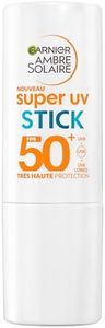 GARNIER Ambre Solaire - Stick Solaire Super UV SPF50+ - Invisible - Protège Des UV Quotidiens - Hydratation 8H - Beurre de Karité & Vitamine E - Vegan & Cruelty Free - Tous Types de Peaux - 9ml
