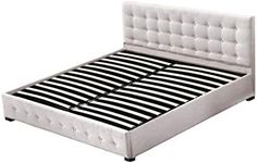 Levede Queen Lift Up Storage Bed Fr