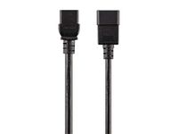 Monoprice Heavy Duty Extension Cord - 15 Feet - Black | IEC 60320 C20 to IEC 60320 C19, for Powering Servers, Routers, & Other High-Output Network Devices