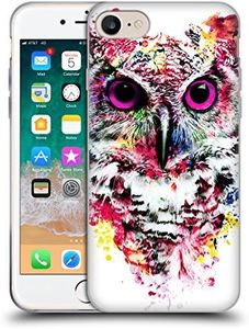 Head Case Designs Officially Licensed Riza Peker Owl Animals Soft Gel Case Compatible with Apple iPhone 7/8 / SE 2020 & 2022