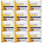 Conti Standard - Patient Cleansing Dry Wipes, Every Day Universal Use Cleaning Cloths, Wipe Size 26cm x 20cm, 100 Wipes Per Pack - 12 Pack