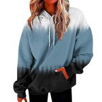 Amazo Warehouse Clearance Uk,Hoodies Oversized Sweatshirts Fleece Sweaters Long Sleeve Shirts Cute Loose Y2K Fall Pullover Top Holiday Clothes Festival Outfits Athletic Wear Activewear,L,Black-H