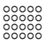 UHATa Nitrile Rubber O-Ring 4.5mm ID, 7.5mm OD, 1.5mm Width Washer Gasket Sealing-Applications for Auto Plumbing Faucet Air Gas Repair-[Qty 20 Black]