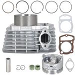 Cylinder Piston Rings Kit Bore 200cc Replacement for Honda ATC 200 196CM3 63.5mm