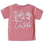 Two Floral Cursive 2nd Birthday Shi