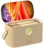 Ikarao Karaoke Machine for Adults, with Lyrics Display Screen, 2 Self-Charging Wireless Microphones, Autotune & EQ, 140W Speaker, Connect TV, Portable Karaoke System for Home, Family, Party, Travel