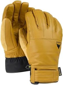 Burton Mens' Gondy Gore-TEX Leather Ski & Snowboard Winter Gloves (Rawhide, Medium)