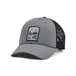 Under Armour Men's Blitzing Trucker Hat, (709) Clay Green/Black/Black, One Size