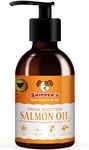 SKIPPER'S Fresh Scottish Salmon Oil for Dogs - 100% Pure Omega 3,6 & 9 Fish Oil Supplements for Dog, Cat, Horse, Ferret & Pets | Treats Itchy Skin, Natural Coat, Brain Health, Joints & Immune System