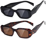 kimorn Rectangle Trendy Sunglasses 