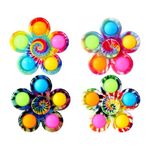 4 Pcs Fidget Spinners for Kids, Fidget Toys, Simple Fidget Spinner Toys Set for Kids for Party Supplies Decrease Anxiety Decompression Toys Graduation Gifts