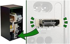 HDMI Port Replacement for Xbox Series X, Display Socket Jack Connector Repair for XSX Console, M1087810-Original OEM Quality