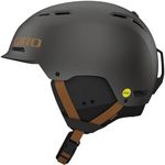 Giro Trig MIPS Ski Helmet - Snowboard Helmet for Men, Women & Youth- Metallic Coal/Tan - L (59-62.5cm)