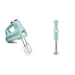 KitchenAid 5-Speed Hand Mixer (KHM512AQ) + Variable Speed Corded Hand Blender (KHBV53IC)