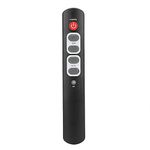 Sonew Universal Learning Remote Control for TV, 6 Big Button Remote Control for Elderly, Seniors, Infrared (Gray)