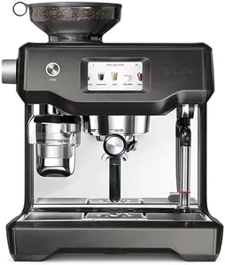 Breville the Oracle Touch Automatic Espresso Machine with Grinder & Milk Frother, Espresso Maker with Touchscreen, Cappuccino & Latte Machine for Home, BES990BST, Black Stainless Steel