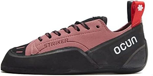 Ocun Men's Striker LU Climbing Shoes, Pink, UK9.5